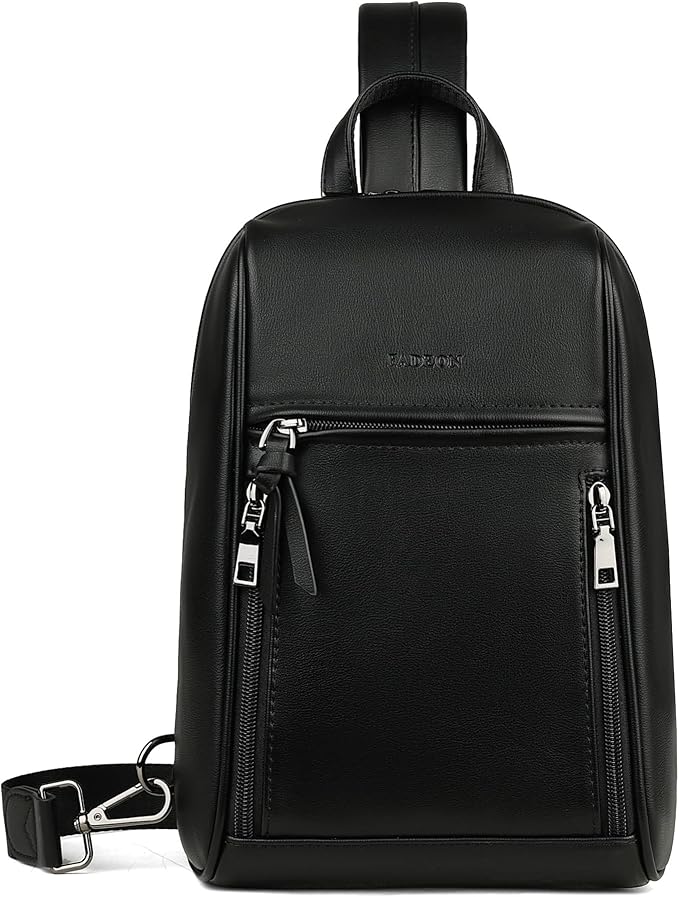 FADEON Sling Bag for Women Crossbody Purse Sling Bags, Designer Sling Purses Medium Travel Multi-Pocket Sling Backpack