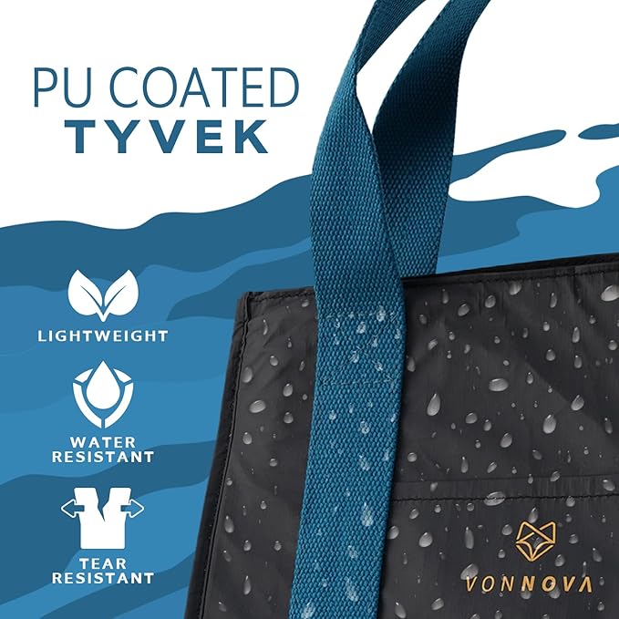 VonNova Women’s Insulated Lunch Bag – Cute Large 7L Lunch Tote for Office – Durable Small Lunch Box for Women with Premium Cooler Insulation – Stylish Lunchbox for Adults, Nurses & Teachers