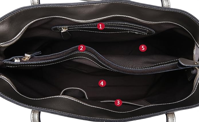 Covelin Women's Handbag Genuine Leather Tote Shoulder Bags Soft Hot