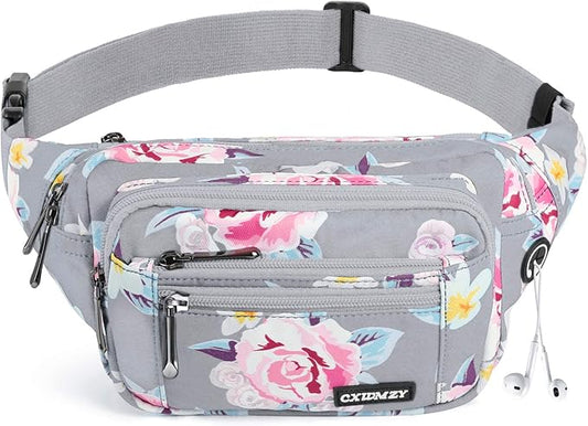 CXWMZY Fanny Packs For Women & Men Waist Pack Hip Bum Bag with Multi-Pockets Large Capacity Waterproof , for Disney Traveling Casual Cycling Running Hiking
