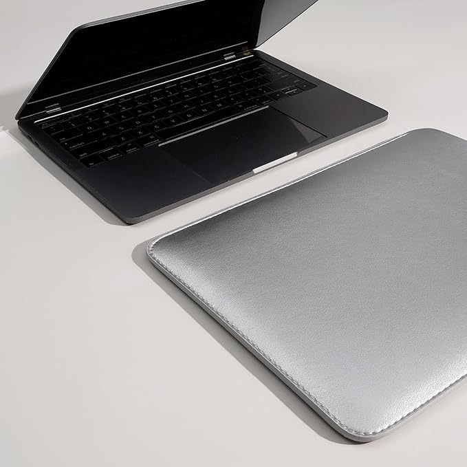 Laptop Sleeve 15 Inch 16Inch Compatible with MacBook Pro 16 A2991 M3 A2780 A2485 A2141 MacBook Pro Retina 15 Color Silver