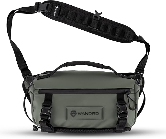 WANDRD ROGUE V1 6L Sling: Compact Camera Sling and Crossbody Bag with Fast Access, 3-Way Carry– Lightweight Everyday Bag Great for Travel, Photography, and Daily Use (Wasatch Green)