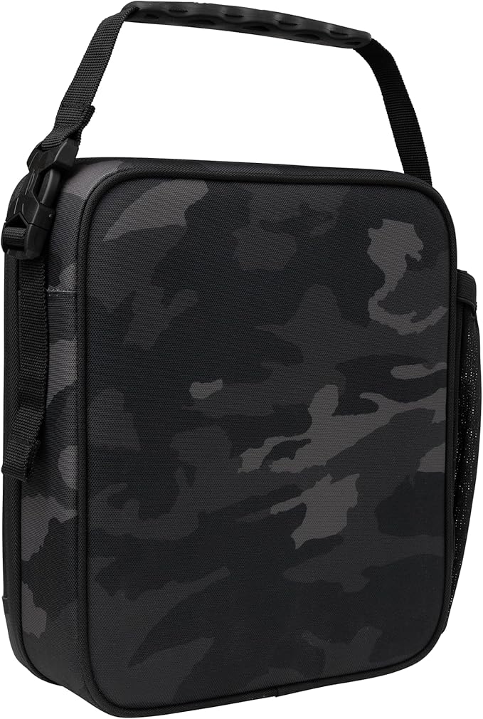 UA Scrimmage 3 Lunchbox Black Woodland Camo OSFA