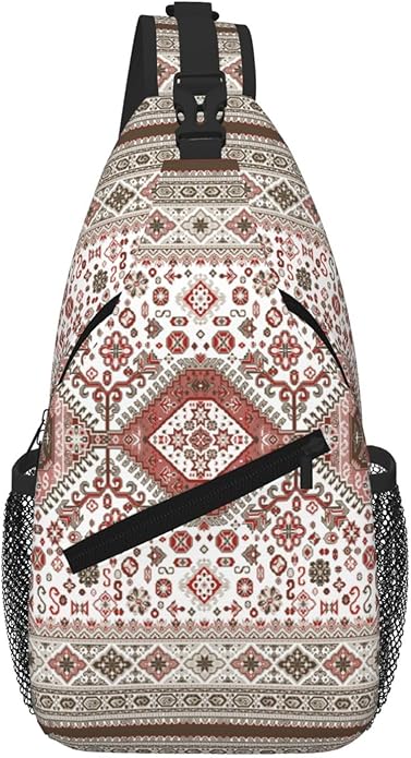 Cross Chest Bag Diagonally for Men Shoulder Bag for Travel Hiking Trendy Sling Bag with Adjustable Shoulder Strap