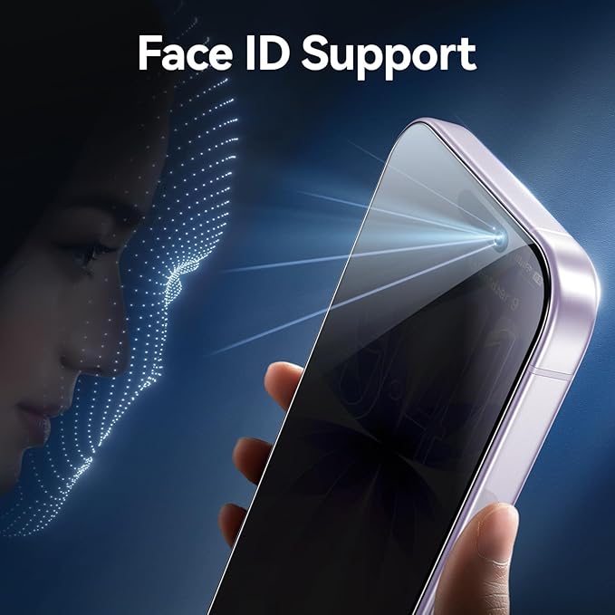 SMARTDEVIL 2PACK for iPhone 17 Privacy Screen Protector Shatterproof Tempered Glass [True 28°Anti Spy] [9H Hardness] [Auto Dust-Elimination Install], [Bubble Free]