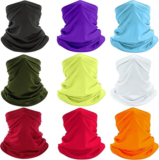 Neck Gaiters for Men Women Cooling Face Cover Sun Protection Face Mask Summer Bandana Balaclava