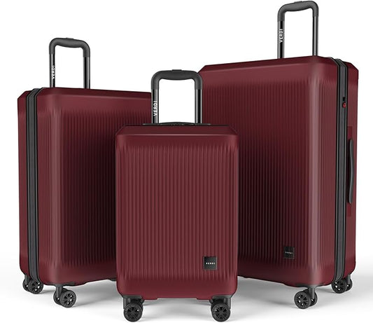 Verdi Hardside Expandable Luggage Set Carry-On/Checked Suitcase with Spinner Wheel