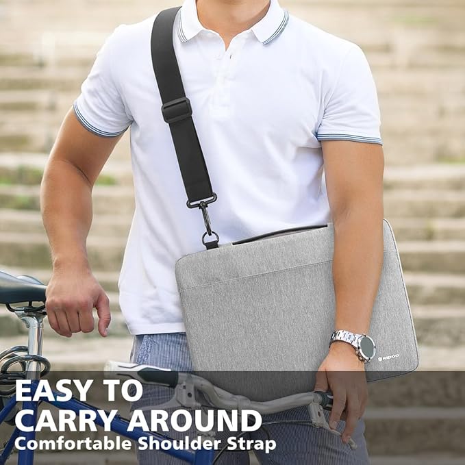 NIDOO Laptop Sleeve 17.3 inch Computer Carrying Case Handle for 17.3" Lenovo Legion 5 / 5i / IdeaPad L340 / 17.3" HP ENVY Laptop 17t-cw000 / Gaming Pavilion 17 / Acer Chromebook 317 / Asus ZenBook