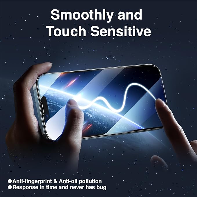 SMARTDEVIL 2+2Pack Privacy Screen Protector for iPhone 14 Pro with Camera Lens Protector,Shatterproof Tempered Glass [True 28°Anti Spy] [9H Hardness] [Automatic Dust-Elimination Install][Bubble Free]