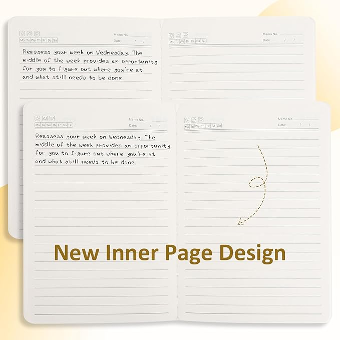 Ddaowanx 24 Pack Colorful Lined Notebooks, Journals in Bulk, 72 Pages, 36 Sheets,8.3x5.5 Inch, A5 Size, Travel Writing Notebooks Journal for Office School Supplie(Lined-24pack, 8 Colors)