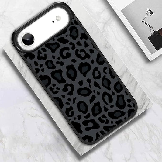 KANGHAR Case Compatible with iPhone Air,Black Leopard Design,Tire Texture Non-Slip +Shockproof Rugged TPU Protective Case for iPhone Air 6.5 Inch