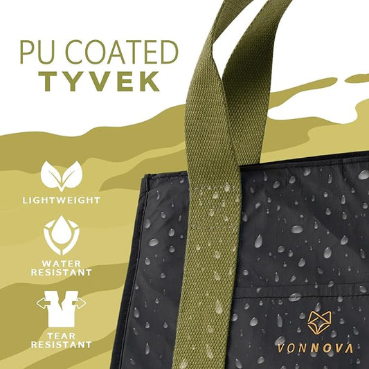 VonNova Women’s Insulated Lunch Bag – Cute Large 7L Lunch Tote for Office – Durable Small Lunch Box for Women with Premium Cooler Insulation – Stylish Lunchbox for Adults, Nurses & Teachers