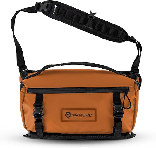 WANDRD ROGUE V1 9L Sling: Compact Camera Sling and Crossbody Bag with Fast Access, 3-Way Carry– Lightweight Everyday Bag Great for Travel, Photography, and Daily Use (Sedona Orange)