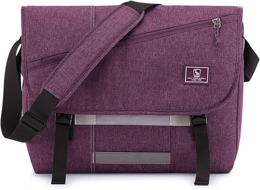 OIWAS Messenger Bag for Women, 14 Inch Laptop Crossbody Bags Men Casual Satchel Shoulder Bag College Travel Office Briefcase