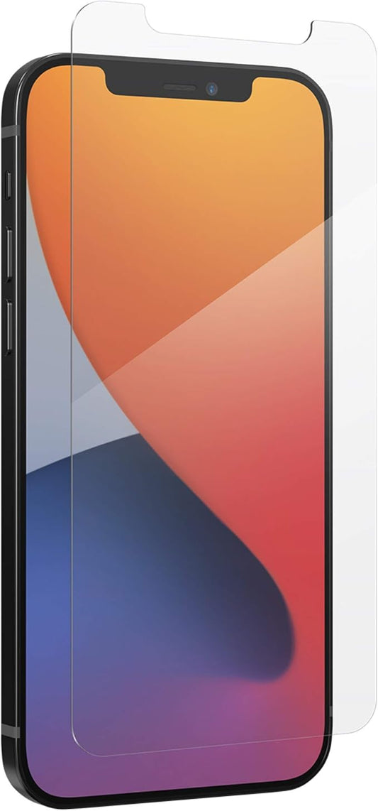 ZAGG Glass Elite VisionGuard+ Screen Protector - iPhone 12 Mini - Impact Protection, Scratch, Fingerprint, Smudge, InvisibleShield, Oil Resistant, Clear