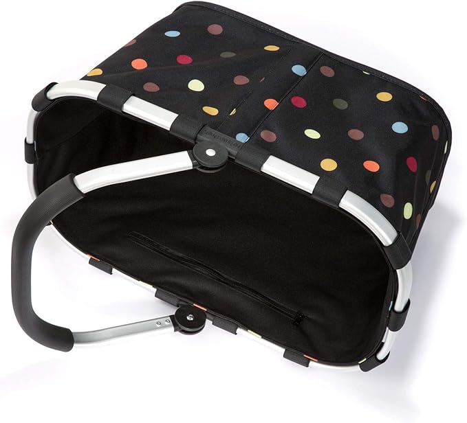 reisenthel carrybag dots - Sturdy shopping basket with plenty of storage space and practical inner pocket - Elegant and water-repellent design