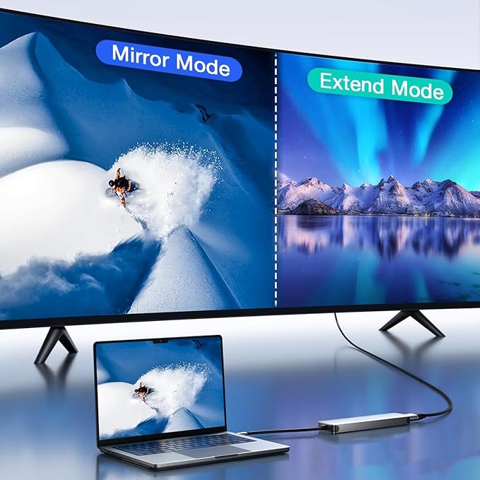 USB C Hub HDMI Adapter, 5 in1 Docking Station with 4K HDMI, USB C Data Port,100W PD, and USB 3.0 & 2.0 Compatible for MacBook Pro/Air, Dell XPS, Lenovo Thinkpad More Type C Devices