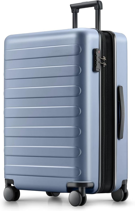 NINETYGO Luggage Sets 3 Piece, Carry On Luggage Airline Approved, Medium Large Checked Luggage with Spinner Wheels, Expandable, Hard Shell PC Suitcase Sets, TSA, 20in/24in/28in (Shadow, Rhine Max)