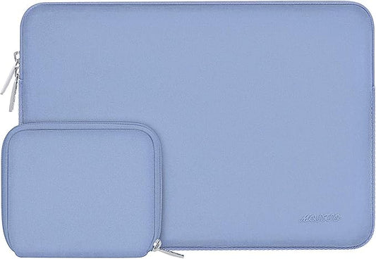 MOSISO Laptop Case 13 inch, 13 inch Laptop Sleeve Bag Compatible with MacBook Air 13 M4 M3 M2 M1 2025-2018 / Pro 13 M2 M1 2025-2016, Neoprene Computer Sleeve Bag with Small Case, Serenity Blue