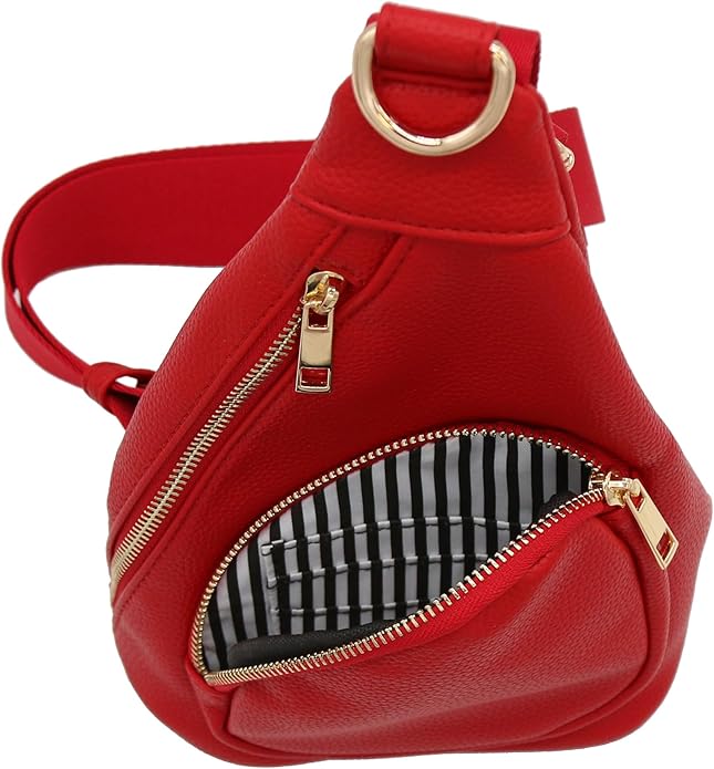 FashionPuzzle Compact Triangle Sling Bag