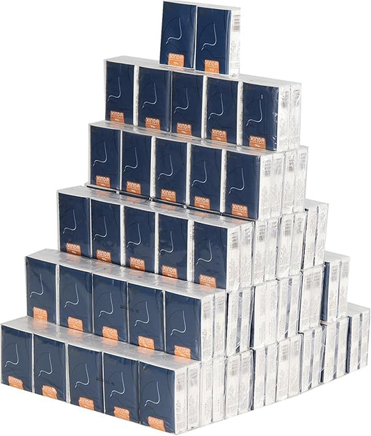 4-Ply Mini Travel Size Tissue, Facial Tissues Pack, Bulk (480 Packs), 6 Tissues Per Pack (2880 Tissues Total)