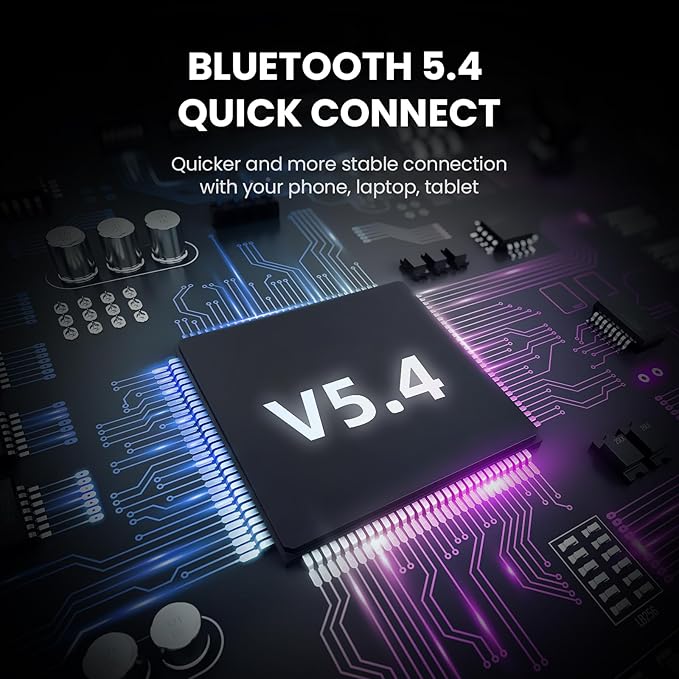 Active Noise Cancelling Headphones with Transparency Mode, 80H Playtime Wireless Over Ear Bluetooth Headphones with ENC Microphone, Deep Bass, Memory Foam Ear Cups, for Travel, Home Office, White