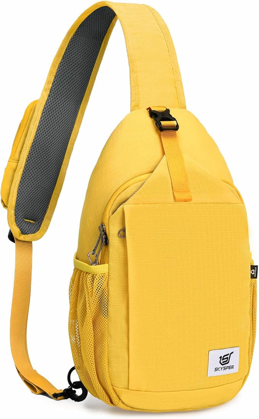 SKYSPER Sling Bag RFID Cross Body Bag Recycled Crossbody Backpack Travel Daypack