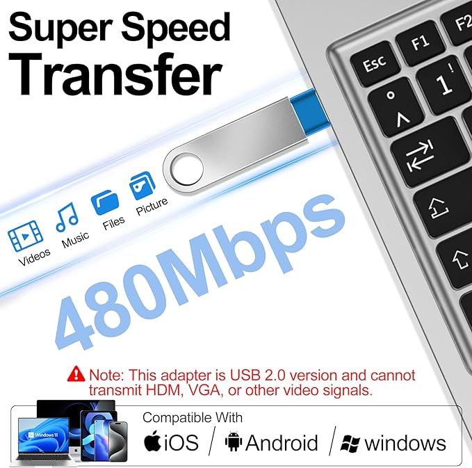 𝟒𝐏𝐚𝐜𝐤 𝐔𝐩𝐠𝐫𝐚𝐝𝐞𝐝 USB to USB C Adapter,Type-C Female to A Male Car Charger OTG Converter for Apple Watch Ultra 8 9 10,iPhone 16 15 14 13 Pro Max,Samsung S24,Nintendo Switch,AirPods,iPad,Car