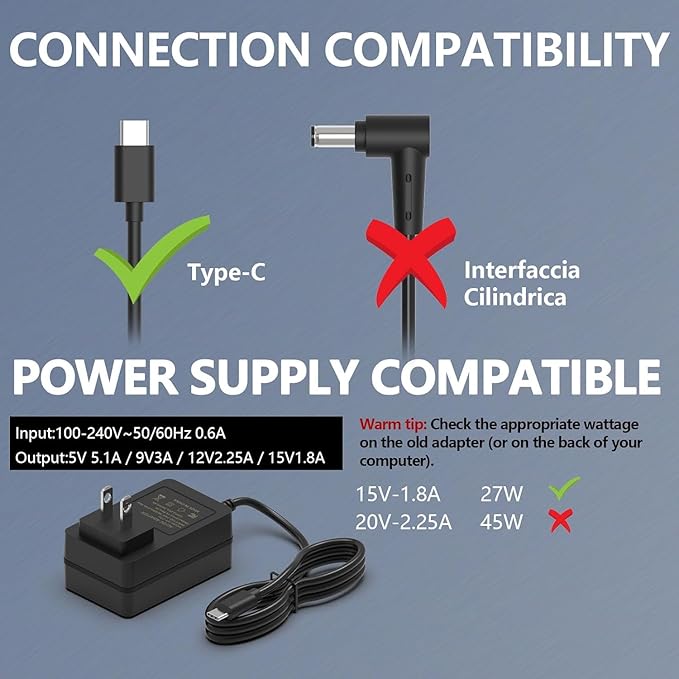 IJP 27W Power Supply Adapter for Raspberry Pi 5, Orange Pi 5, 5 Pro, 5 Plus, 5 Max, CM5, Type C Power Supply Cord, 5.1V 5A Charger, USB C Power Supply Cable 3.3FT (Black)