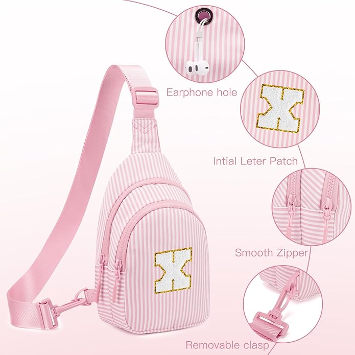 Gifts for 8 9 10 11 12 Year Old Girls Sling Bag Crossbody Bags Fanny Pack for Teen Girls Personalized Gifts for Women