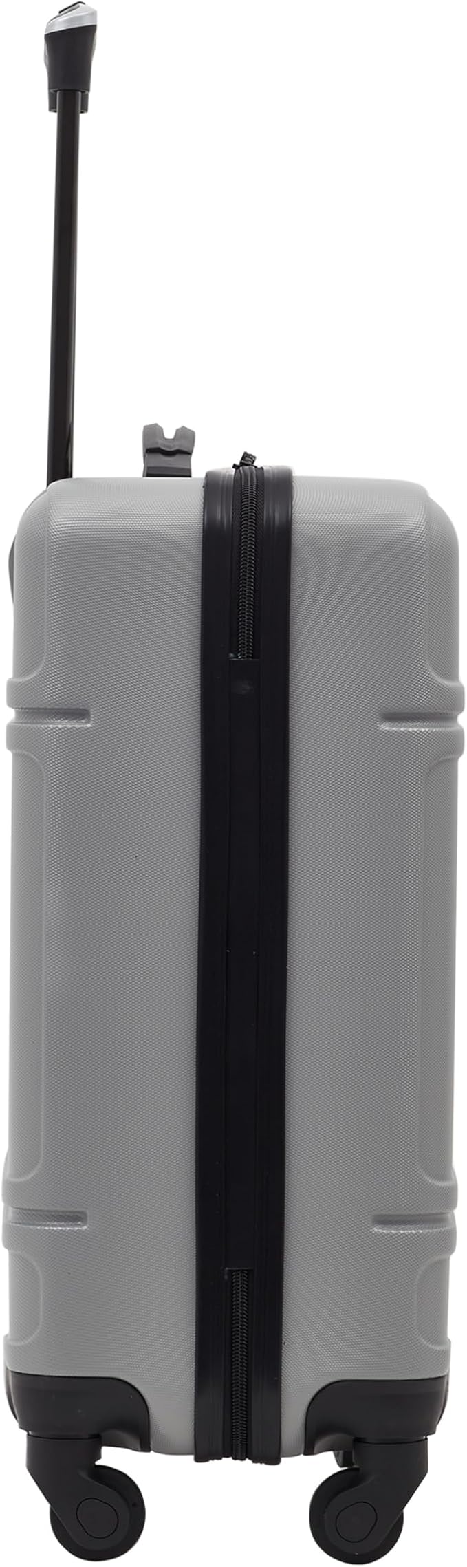 Travelers Club Skyline Spinner Luggage, Gray, 22-Inch Carry-On