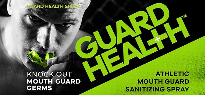 Guard Health Mouth Guard Cleaner for Sport Mouth Guards – Cleans The Yuck in 30 Seconds; Clean Label, Healthy Choice, Tastes Great – Compact Oral Hygiene (2 oz)