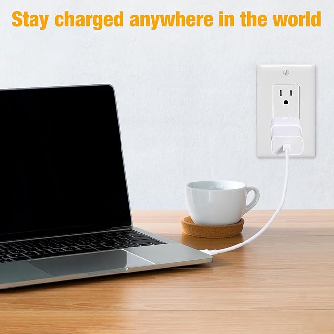 20 Pack Universal Travel Adapter Europe/uk/european/india to Us Plug Adapter Eu Electrical Adapters, Converter Plug Europe Australia UK Italy to American