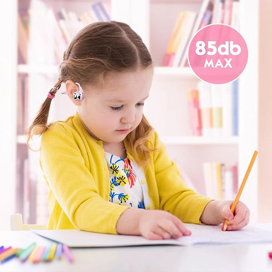 Kids Headphones Wireless, Safe 85db Volume Limit, Latest Bluetooth V5.4, Open Ear Headphones with Mic for School Tablet Car Trip Flight, Cute Panda Earphones for Boys and Girls