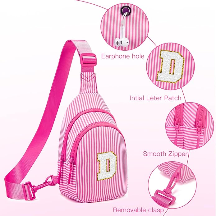 Gifts for 8 9 10 11 12 Year Old Girls Sling Bag Crossbody Bags Fanny Pack for Teen Girls Personalized Gifts for Women