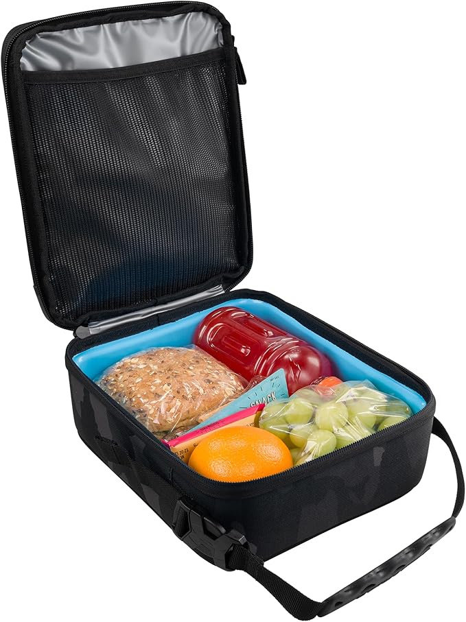 UA Scrimmage 3 Lunchbox Black Woodland Camo OSFA