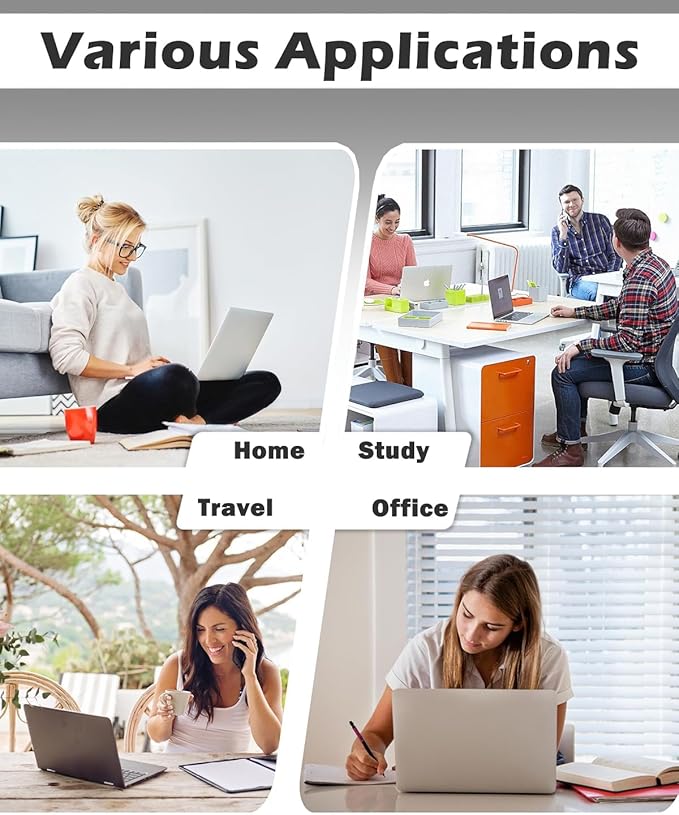 New Slim 65W USB C Laptop Charger for Lenovo Thinkpad/Yoga/Chromebook, Computer Type C Fast Charging Power Cord Ac Adapter for ThinkPad T14/T15/X1 Carbon Gen 12, Yoga 7i/9i Chromebook 500e /C340/S340