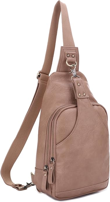 JESSIE & JAMES Brooke Unisex Concealed Carry Sling Bag Crossbody Backpack Purse