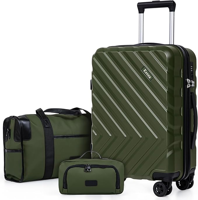 Luggage Sets 3 Piece,Suitcases with Wheels,Carry On Luggage Set 22x14x9 Airline Approved,Hardshell Luggage Sets With TSA Lock,20 Inch Carry On Suitcase