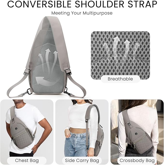 Small Crossbody Purses Bags for Women Men Travel, Chest Sling Bag Women Casual Cross Body Bag for Woman Sling Backpack