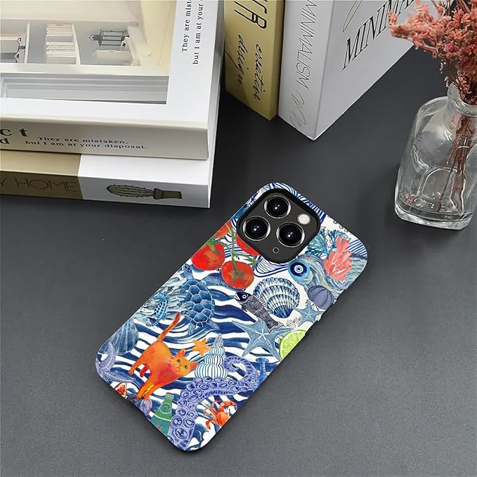 Case for iPhone 11 Pro Max,Leopard Cherry Shell Aesthetics for Woman Men Full Body Protective Cover Shockproof 2 in 1 Silicone + Hard PC Case for iPhone 11 Pro Max