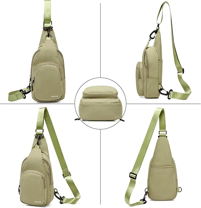 Womens Sling Bag Crossbody Bags for Women Vegan Leather Sling Backpack Daypack Fanny Pack Crossbody Purse Travel