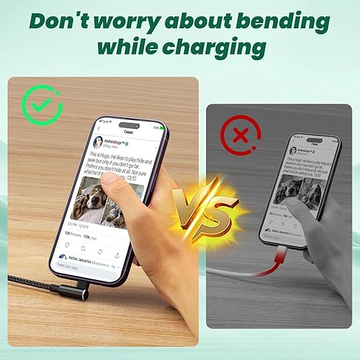 Travel Essentials USB C Multi Charging Cable 2Pack 5FT, Right Angle 4 in 1 Charging Cable, USB Cable Phone Charger with IP/Type C/Type C/Micro Port, Compatible with Most Cell Phones/Tablets and More