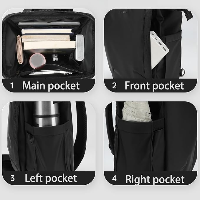 Mens Crossbody Bag,Black Sling Crossbody Backpack Shoulder Bag for Men Women PU Watrtproof Sling Backpack Cycling