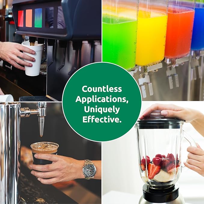 GREEN LABEL Sanitizer + Cleaner + Milkstone Remover | Cleaner and Sanitizer for Soft Serve + Shake Machines + Ice Maker and Ice Machines | By Purdy Products, 1 count 4 lb Jar