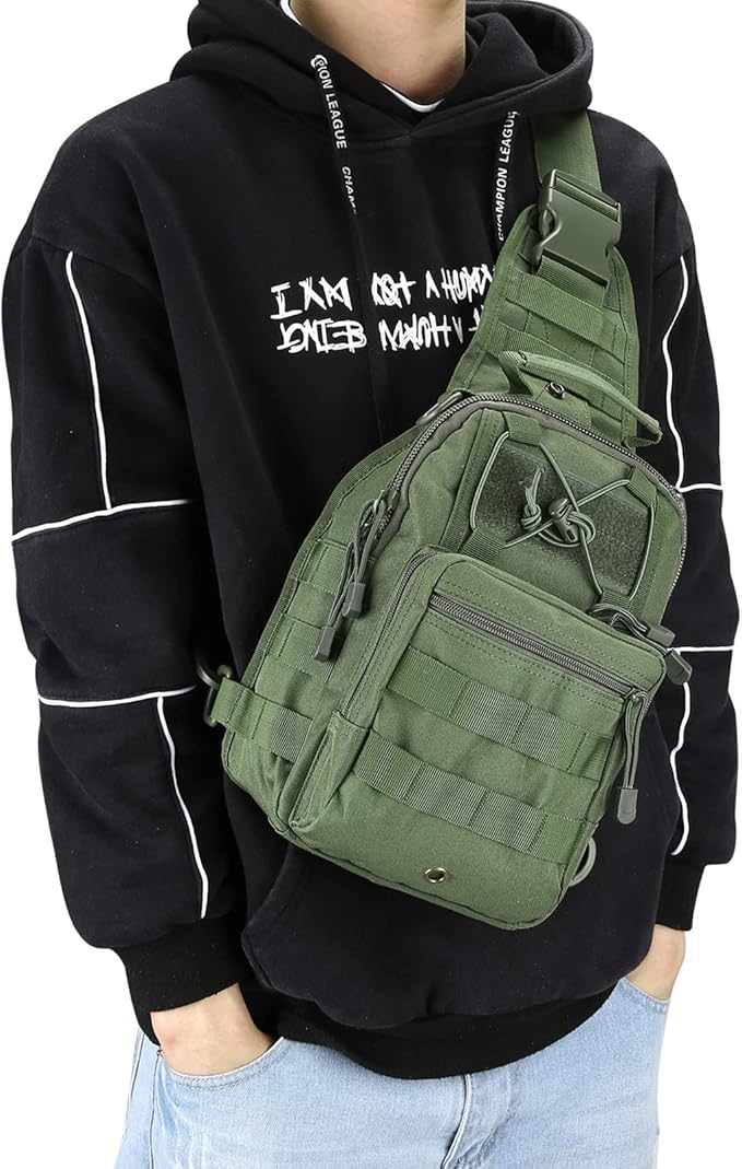 G4Free Outdoor Tactical Bag Backpack, Military Sport Bag Pack Sling Shoulder Backpack Tactical Bag for Every Day Carry