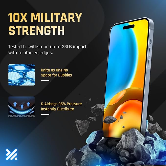 TEMPRTEK+ 2 Pack for iPhone 15 Plus Simple Screen Protector Privacy 9H Military Grade Scratch Fingerprint Resistance Anti-Glare Shatterproof Tempered Glass Anti-Spy Easy Installation Bubble Free