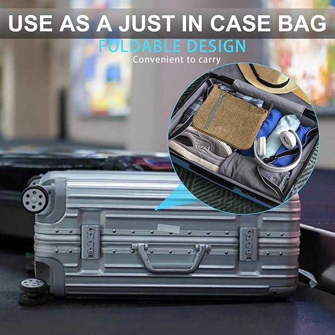 Vomgomfom Travel Duffle Bag for Men,65L 85L 115L Foldable Travel Duffel Bag with Shoes Compartment Overnight Bag for Men Women