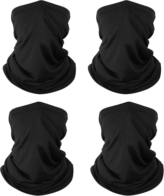 Neck Gaiter Bandana Face Mask: Cooling Gator Mask Breathable Face Cover Ski Neck Scarf Protection from Dust Sun for Men Women