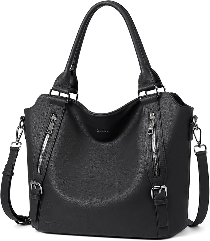 CLUCI Purses for Women Vegan Leather Handbags Tote Purse Shoulder Bag Large Ladies Hobo Bags